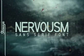 Nervousm Sans Serif Demo font