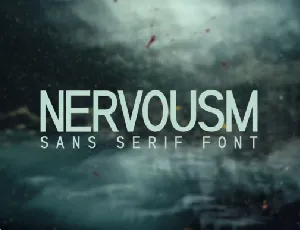 Nervousm Sans Serif Demo font