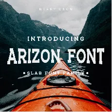 Arizon Slab Family font