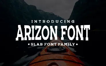 Arizon Slab Family font