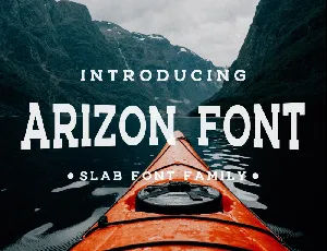 Arizon Slab Family font