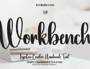 Workbench Script font