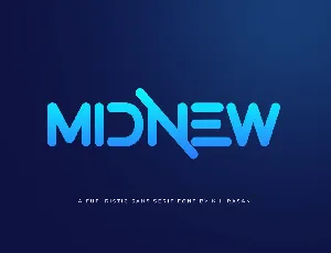 Midnew font