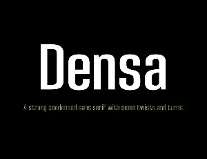 Densa Family font