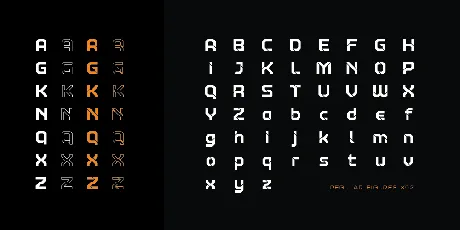 Hackone X01 Demo font