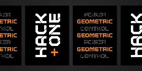 Hackone X01 Demo font