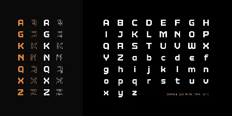 Hackone X01 Demo font