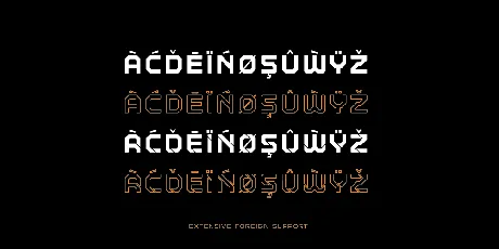 Hackone X01 Demo font