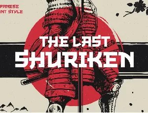 The Last Shuriken font