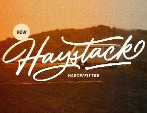 Haystack font