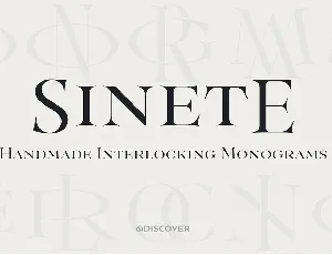 Sinete font