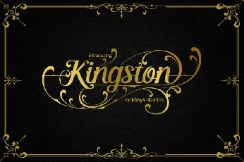 Kingston Modern Blackletter font