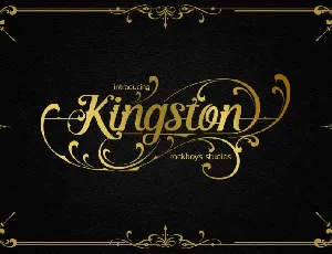 Kingston Modern Blackletter font