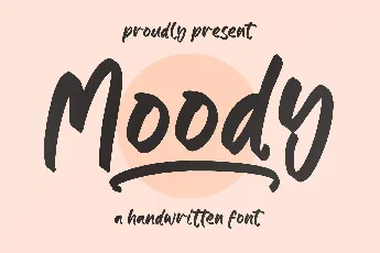 Moody font