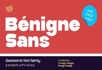 Benigne Sans Serif font