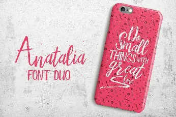 Anatalia Brush Duo Free font