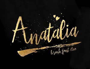 Anatalia Brush Duo Free font