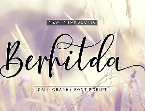 Berhilda Script font