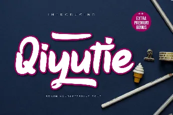 Qiyutie font