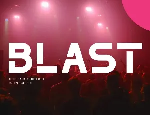 The Blast font