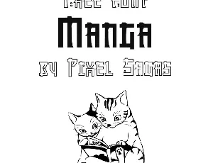 Manga font