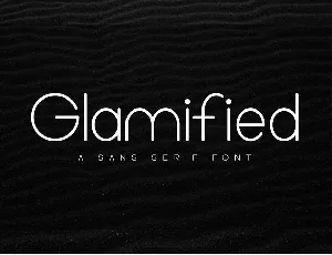 Glamified font