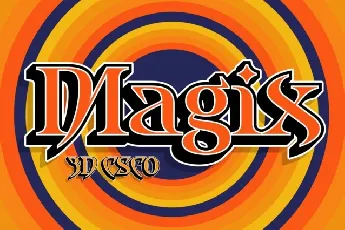 CS Magix 3D font