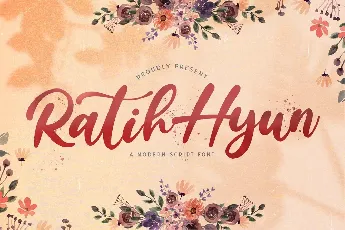 Ratih Hyun Lovely Calligraphy font