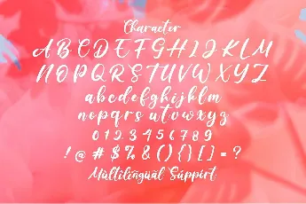 Ratih Hyun Lovely Calligraphy font