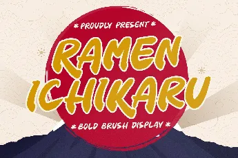 Ramen Ichikaru font