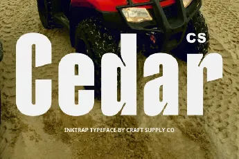 CS Cedar font