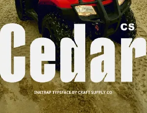 CS Cedar font