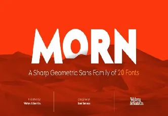 Morn Sans Serif font