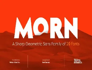 Morn Sans Serif font