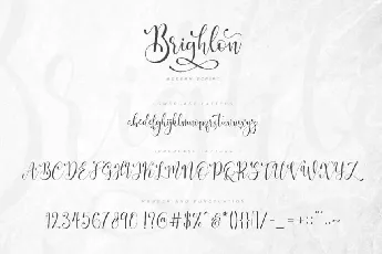 Brighlon Modern Script font