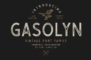 Gasolyn Family font