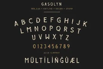 Gasolyn Family font