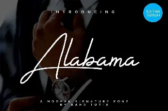 Alabama Signature Free font