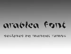 Arabica font