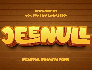 Jeenull font