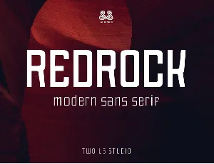 RedrockDEMO font