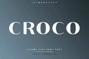 Croco font