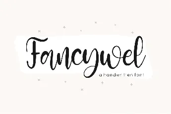 Fancywel font