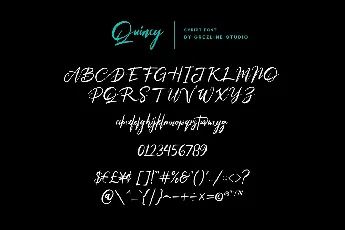 Peter Quincy font