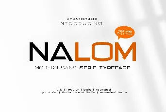 Nalom Family font