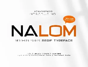 Nalom Family font