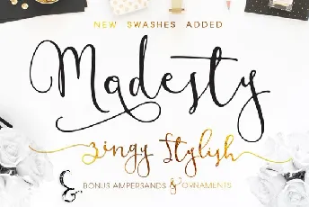 Modesty font