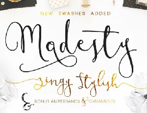 Modesty font