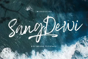 Sang Dewi Hand Brush Script font