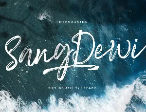 Sang Dewi Hand Brush Script font